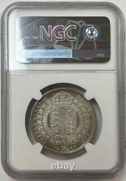 1887 Grande-Bretagne 1/2 Couronne NGC MS62 Pièce en argent Tête de Jubilé de Victoria