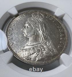 1887 Grande-Bretagne 1/2 Couronne NGC MS62 Pièce en argent Tête de Jubilé de Victoria