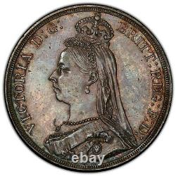 1887 Grande-bretagne Crown S-3921 Pcgs Ms62 Silver Coin