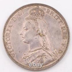 1889 Grande-Bretagne couronne en argent belle qualité EF+