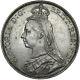 1890 Crown Victoria British Silver Coin V Nice