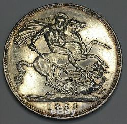 1890 Grande-bretagne Silver Crown Reine Victoria