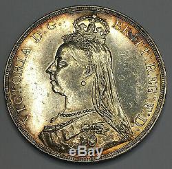 1890 Grande-bretagne Silver Crown Reine Victoria