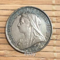 1893 Great Britain Crown Silver Coin, Livraison Gratuite