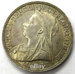 1893 Reine Victoria Argent LVI Couronne Monnaie High Grade Grande-bretagne