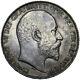 1902 Couronne Edward Vii British Silver Coin V Nice