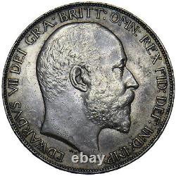1902 Couronne Edward VII British Silver Coin V Nice