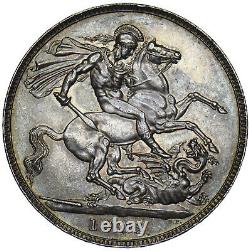 1902 Couronne Edward VII British Silver Coin V Nice