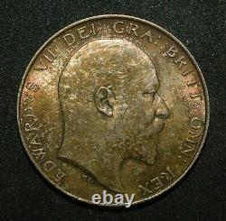 1902 Demi-couronne. Unc. Edward VII Pièce D’argent Britannique