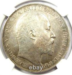 1902 Grande-bretagne Angleterre Proof Edward VII Crown Coin Ngc Proof Au Details