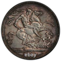 1902 Grande-bretagne Crown Edward VII S-3978 Pcgs Au55 Uk Silver Coin