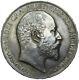1902 Matt Proof Crown Edward Vii British Silver Coin Superbe