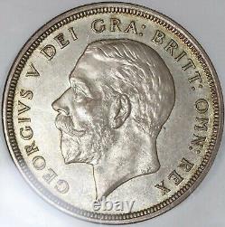 1927 NGC PF 62 Couronne George V Grande-Bretagne Preuve Couronne en argent Wreath Coin (22050603C)