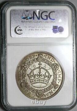 1927 Ngc Pf 62 George V Crown Great Britain Proof Wreath Silver Coin (22050603c)