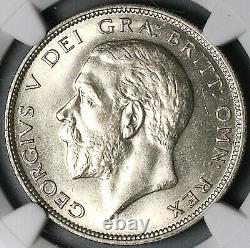 1936 NGC MS 64 1/2 Couronne George V Grande-Bretagne Pièce en argent (23111803C)