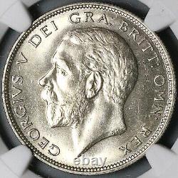 1936 NGC MS 64 1/2 Couronne George V Grande-Bretagne Pièce en argent (23111803C)