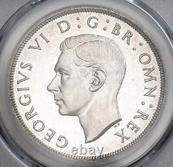 1937, Grande-Bretagne, George VI. Belle pièce de monnaie en argent de couronnement. PCGS PR-64