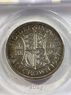 1937 Grande-Bretagne Preuve 1/2 Couronne Notée PR 66 par ANACS