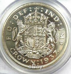 1937 Grande-bretagne George VI Couronne Coin Pcgs Pr66 (pf66) Rare Coin