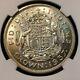 1937 Grande-bretagne Silver Crown George Vi Ngc Mme 64 Belle Bu Coin
