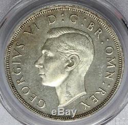 1937 Grande-bretagne Une Couronne En Argent Épreuve Numismatique Coin Pcgs Pr 65 Km # 857