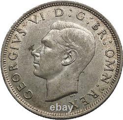 1943 Royaume-uni De Grande-bretagne George VI Half Crown Silver Coin I56132