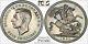 1951 Grande-bretagne Cinq Shillings Gpc Pl64 Légèrement Couleur Noir Et Blanc Coin