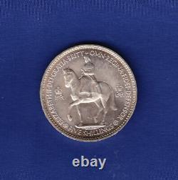 1953 Grande-bretagne 5 Shillings Couronnement Reine Elizabeth II Unc. Pièce