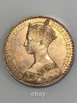 55 Magasin de pièces Watanabe 1847 Queen Victoria de Grande-Bretagne Couronne gothique en argent