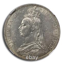 Couronne d'argent de Grande-Bretagne 1889 Victoria MS-61 NGC