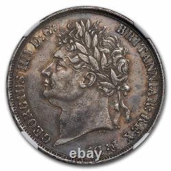 Couronne en argent de Grande-Bretagne 1821 George IV XF-45 NGC SKU#281807