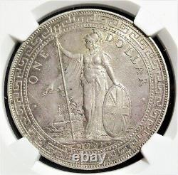 Dollar Commercial De Victoria En Grande-bretagne 1901-b Au58 Ngc