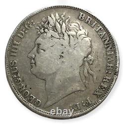 #E5202 Grande-Bretagne Couronne en argent 1821 St. George & Dragon