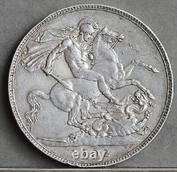 Edward VII Sterling Silver Crown, 1902. Gvf
