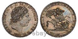 GRANDE-BRETAGNE George III 1820 Couronne en argent. NGC MS63. KM 675 SCBC-3787