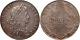 Grande-bretagne 1662 Charles Ii Couronne En Argent Pcgs Xf45 Alignement De Médailles