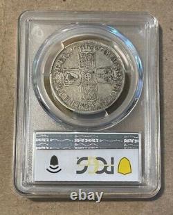 Grande-Bretagne 1707-E Demi-couronne en argent Anne (PCGS VF 20)