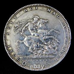 Grande-Bretagne 1820 Couronne George III Pièce d'argent KM 675