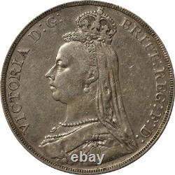 'Grande-Bretagne 1890 Couronne en argent Reine Victoria'
