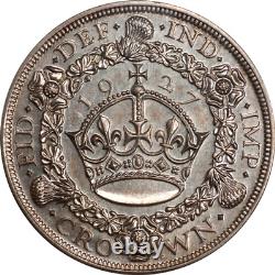 Grande-Bretagne 1927 George V Preuve Couronne en argent PCGS PR-65