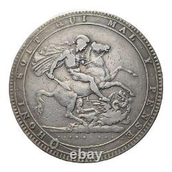 Grande-Bretagne Couronne 1819 LIX George III Grande pièce d'argent de la taille d'un dollar Taler 10B.