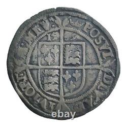 Grande-Bretagne Elizabeth I 1569 Martelé Anglais Argent 6 Pence 6p Mm Couronne 13R