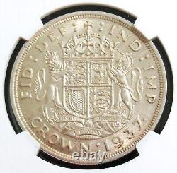 Grande-Bretagne George VI Couronne 1937 MS64 NGC, KM857, S-4078