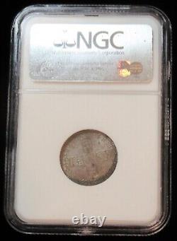 Grande-Bretagne Guillaume III 6 Pence 1697 MS65 NGC