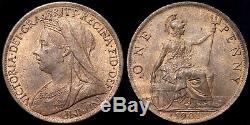 Grande Bretagne. Quatre Coins Victorienne, Couronne, Sixpence, Penny Et Farthing