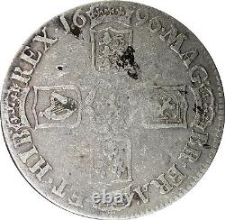 Grande-Bretagne William III Argent 1696 Couronne OCTAVO RARE S#? 3470 KM# 486 (245)