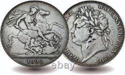 Grande-Bretagne pièce de couronne en argent sterling de 1822