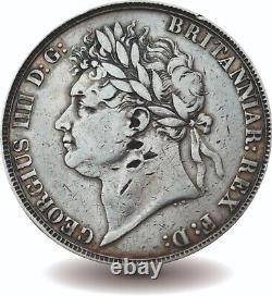 Grande-Bretagne pièce de couronne en argent sterling de 1822