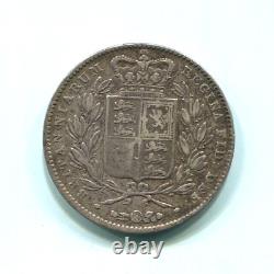 Grande-Bretagne, superbe et rare couronne en argent Qv, 1845, belle patine historique, Km#741