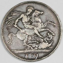 Grande-bretagne 1821 Argent Crown Monnaie Xf Choix George IIII Km # 680.1 Uk Secundo